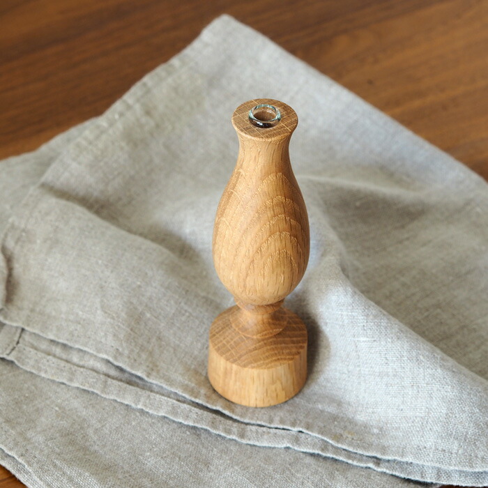 オシオクラフト　フラワーベース　S　楢　/　osio craft