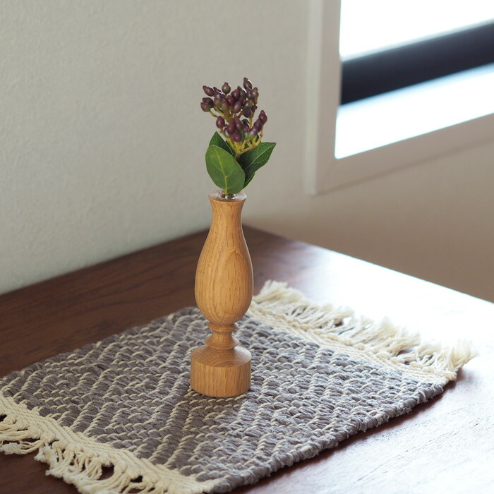 オシオクラフト　フラワーベース　S　楢　/　osio craft