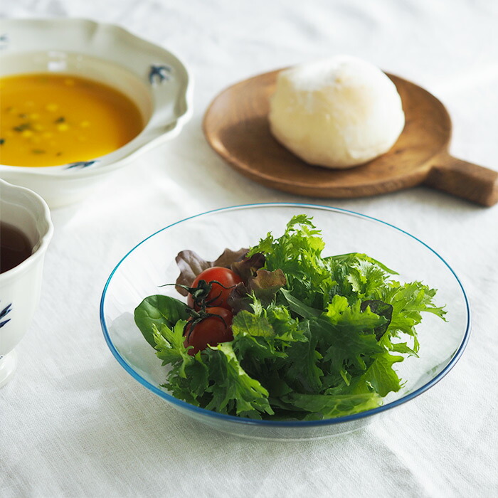 ポトペリー　ビッテ　ディーププレート　17cm　ブルー　/　POTPURRI　bitte