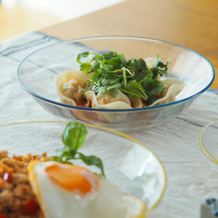 ポトペリー　ビッテ　ディーププレート　21cm　ブルー　/　POTPURRI　bitte