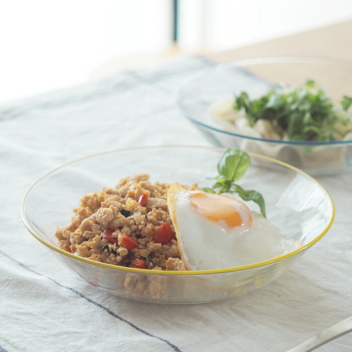 ポトペリー　ビッテ　ディーププレート　21cm　イエロー　/　POTPURRI　bitte