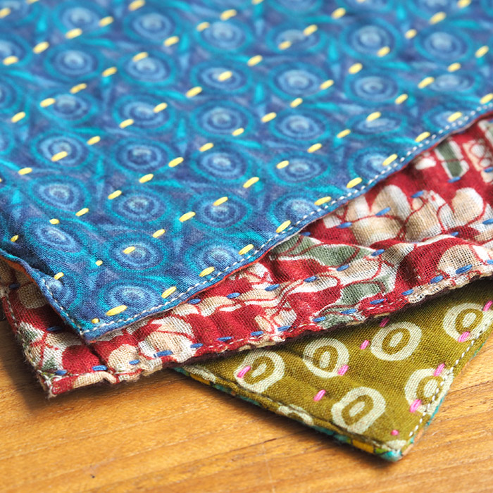 ピープルツリー　リサイクルサリー　マルチクロス（3枚セット）　/　People　Tree