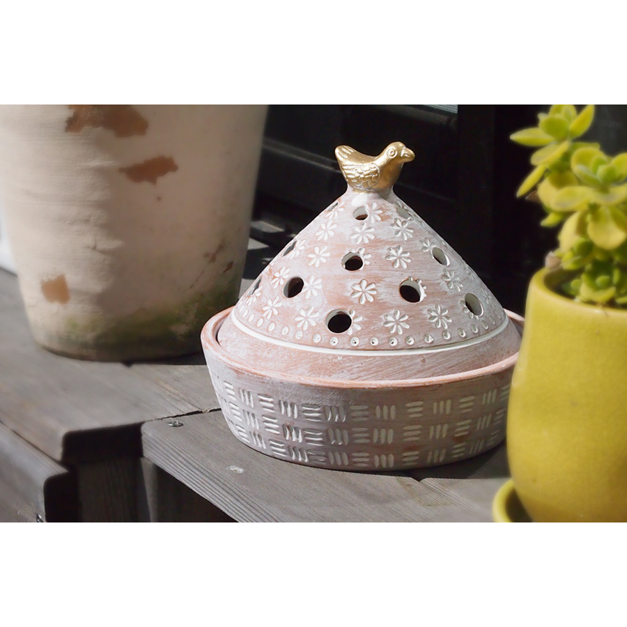 ピープル・ツリー　小鳥の蚊取り線香ホルダー　20穴タイプ　/　People　Tree