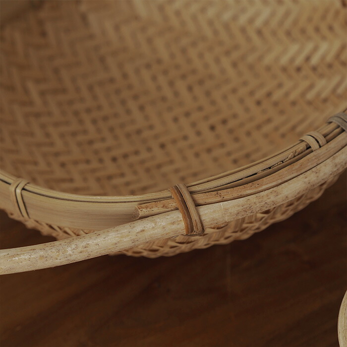 ピープルツリー　ハンドルつき竹ザル　2個セット　/　People　Tree