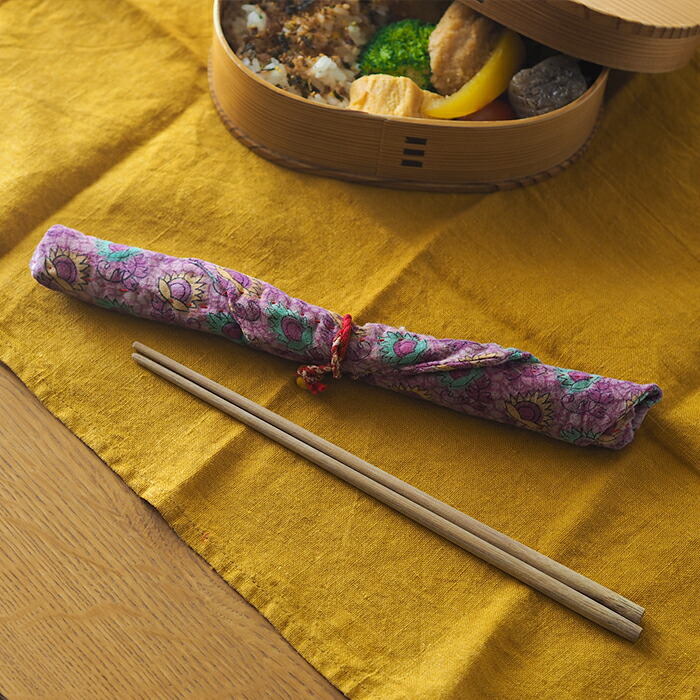 ピープルツリー　リサイクルサリー　マイ箸セット　/　People Tree　