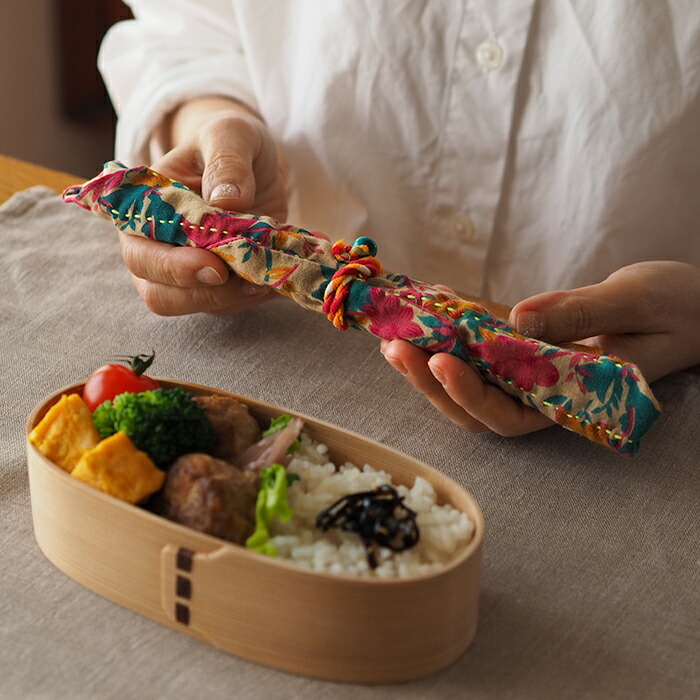 ピープルツリー　リサイクルサリー　マイ箸セット　/　People Tree　