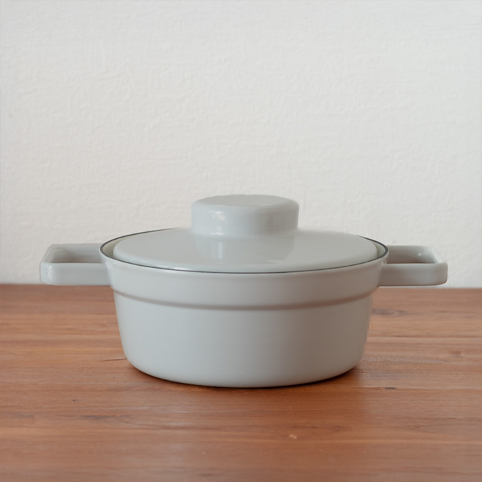 リース　アロマポット　キャセロール　20cm　ライトグレー　/　RIESS
