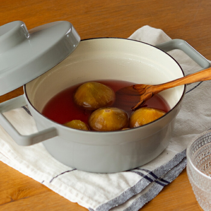 リース　アロマポット　キャセロール　20cm　ライトグレー　/　RIESS