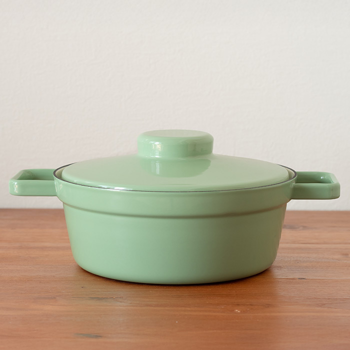 リース　アロマポット　キャセロール　24cm　スロウグリーン　/　RIESS
