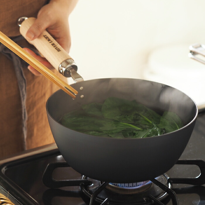 リバーライト　極　JAPAN　片手小鍋　20cm　IH対応　/　RIVER　LIGHT