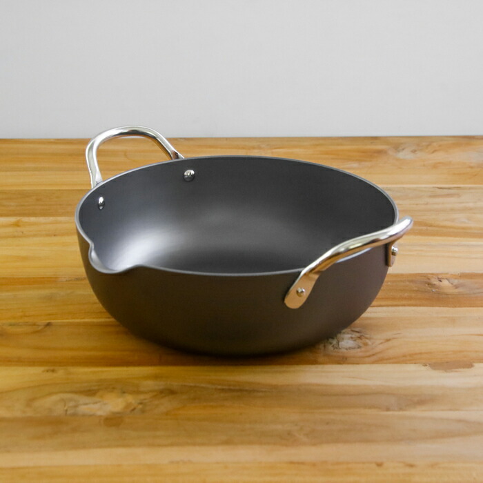 リバーライト　極　JAPAN　天ぷら鍋　M　24cm　IH対応　/　RIVER　LIGHT