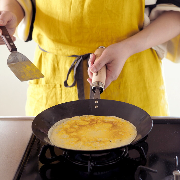 リバーライト　極　JAPAN　クレープパン　23cm　IH対応　/　RIVER　LIGHT