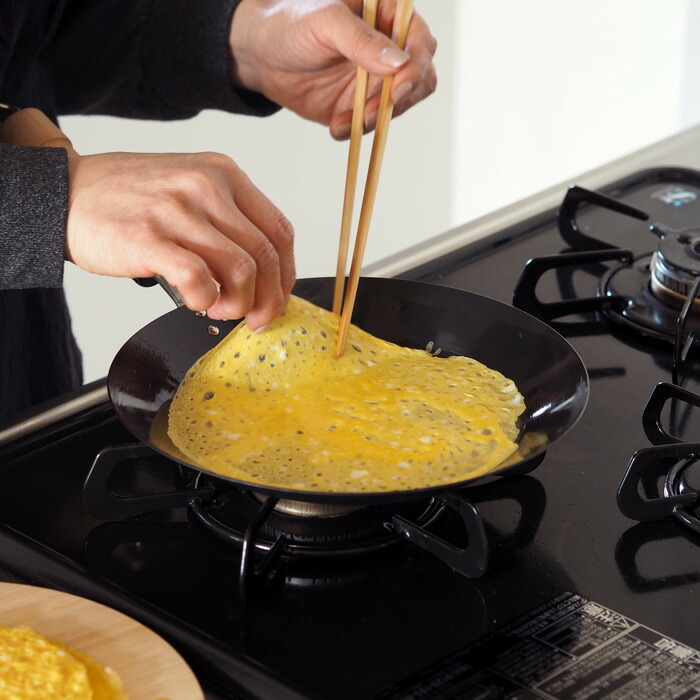 リバーライト　極　JAPAN　クレープパン　23cm　IH対応　/　RIVER　LIGHT