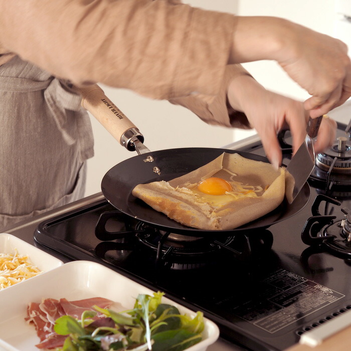 リバーライト　極　JAPAN　クレープパン　26cm　IH対応　/　RIVER　LIGHT