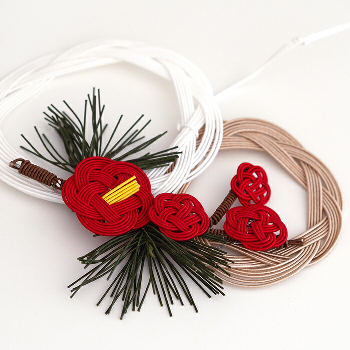 水引　正月飾り　うめ　満開 　/　KYOTO TSUNAGU WORKS