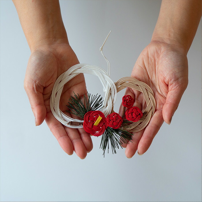 水引　正月飾り　うめ　満開 　/　KYOTO TSUNAGU WORKS