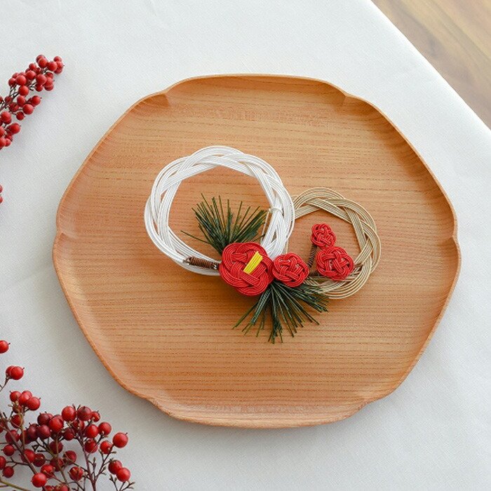 水引　正月飾り　うめ　満開 　/　KYOTO TSUNAGU WORKS