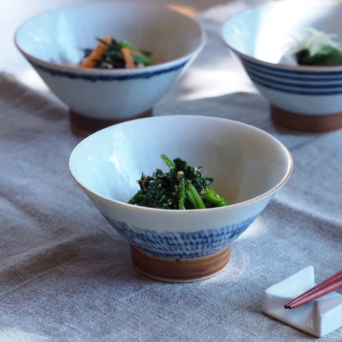 副千製陶所　みじん唐草　姫碗