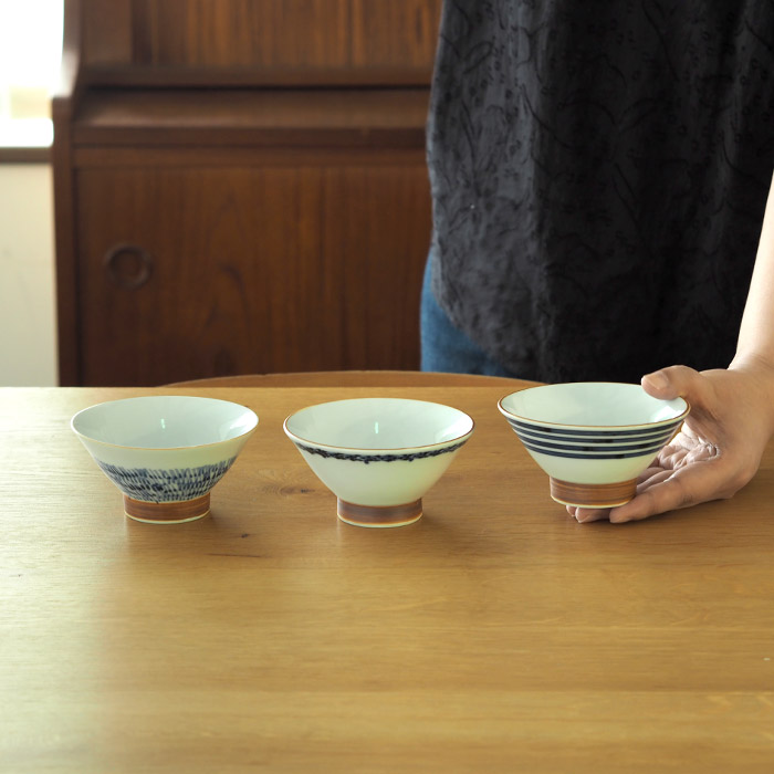 副千製陶所　みじん唐草　姫碗