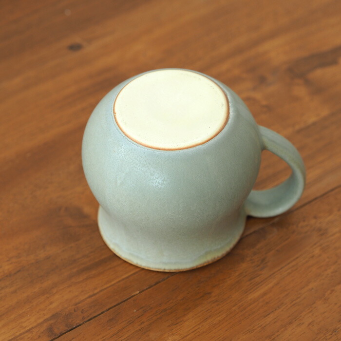 長十郎窯　マグカップ　みる色