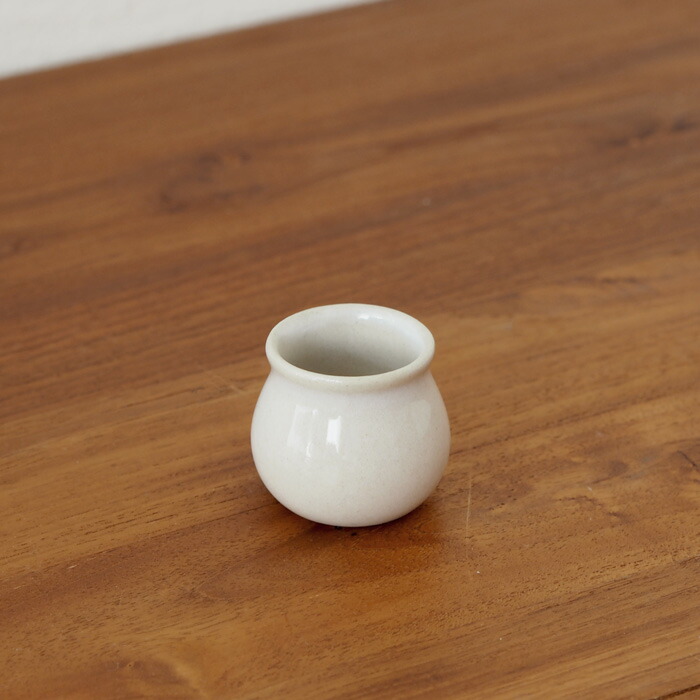 長十郎窯　ミニスタンド　白釉　