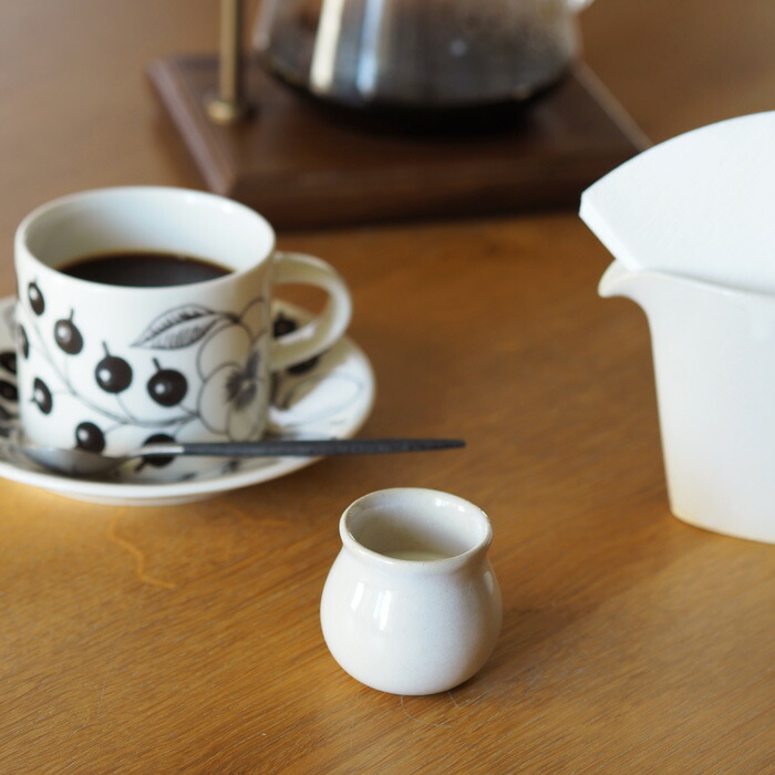 長十郎窯　ミニスタンド　白釉　