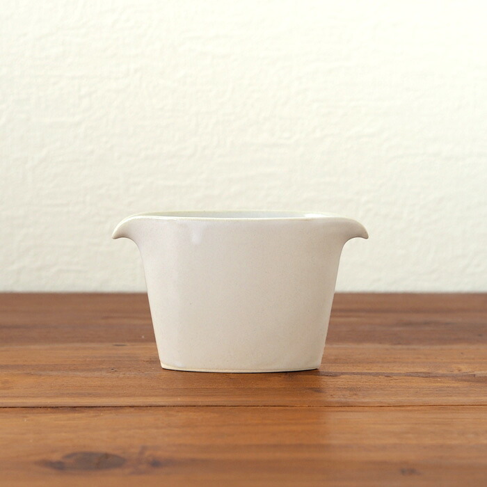 長十郎窯　スマートスタンド　白釉