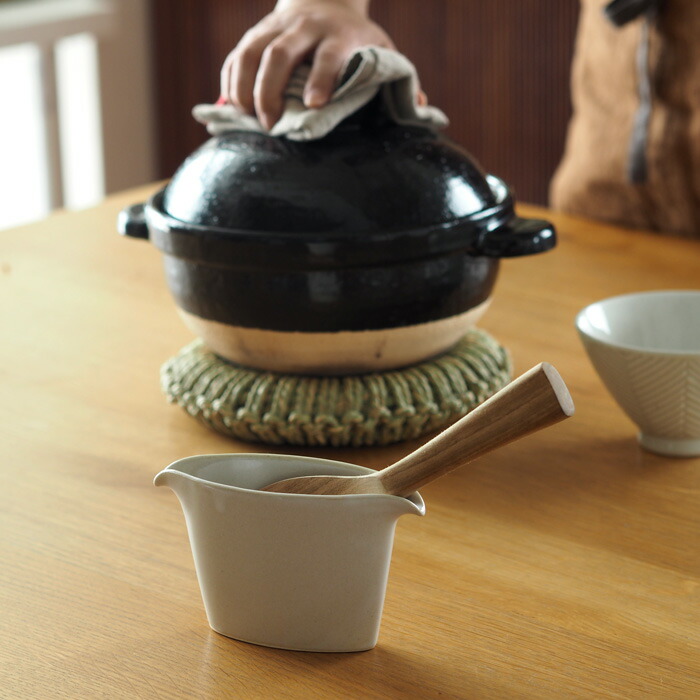 長十郎窯　スマートスタンド　白釉