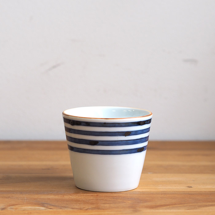 副千製陶所　濃線紋　そば猪口