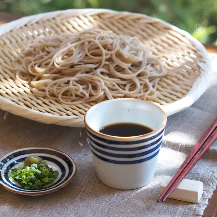 副千製陶所　濃線紋　そば猪口
