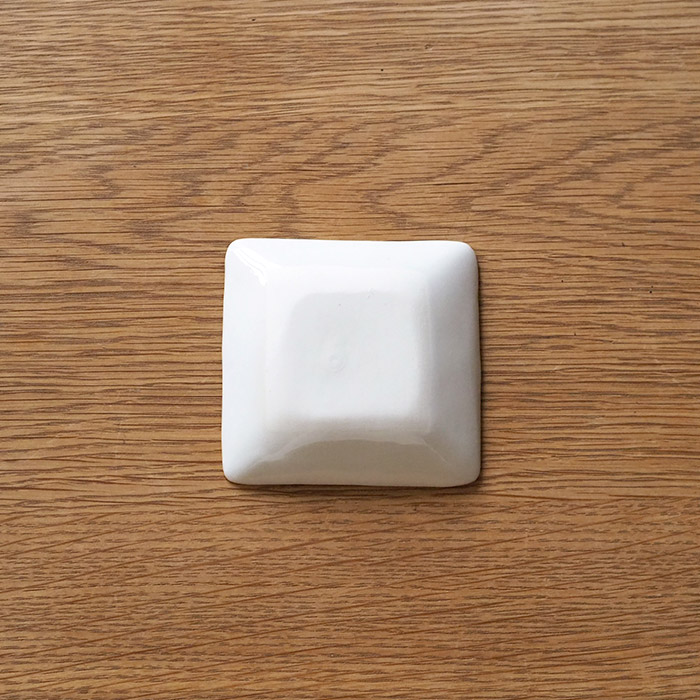 副千製陶所　濃線紋　角豆皿