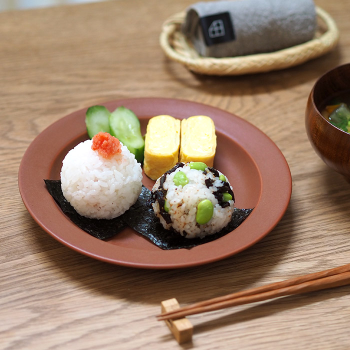 【プロキッチン別注】SAKUZAN　Sara　プレート　20cm　7”　キャラメルブラウン　　