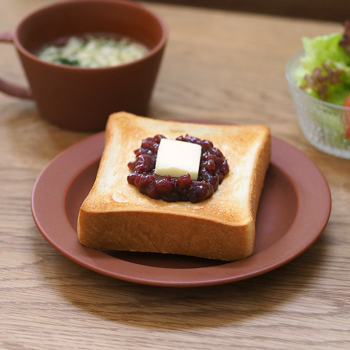 【プロキッチン別注】SAKUZAN　Sara　プレート　20cm　7”　キャラメルブラウン　　