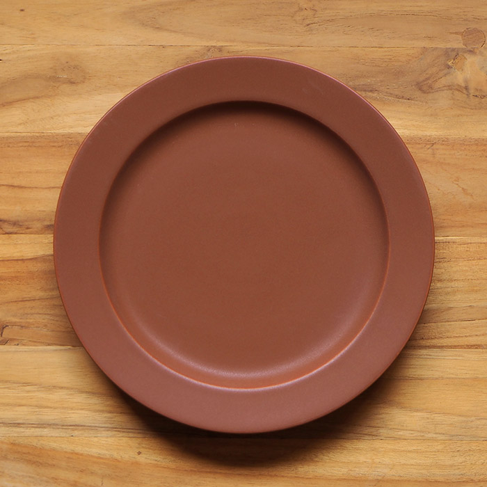 【プロキッチン別注】SAKUZAN　Sara　プレート　26cm　10”　キャラメルブラウン　