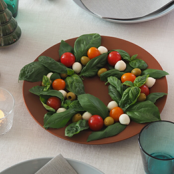 【プロキッチン別注】SAKUZAN　Sara　プレート　26cm　10”　キャラメルブラウン　