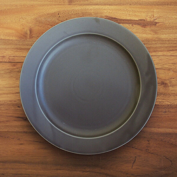 【プロキッチン別注】SAKUZAN　Sara　プレート　26cm　10”　ディムグレー