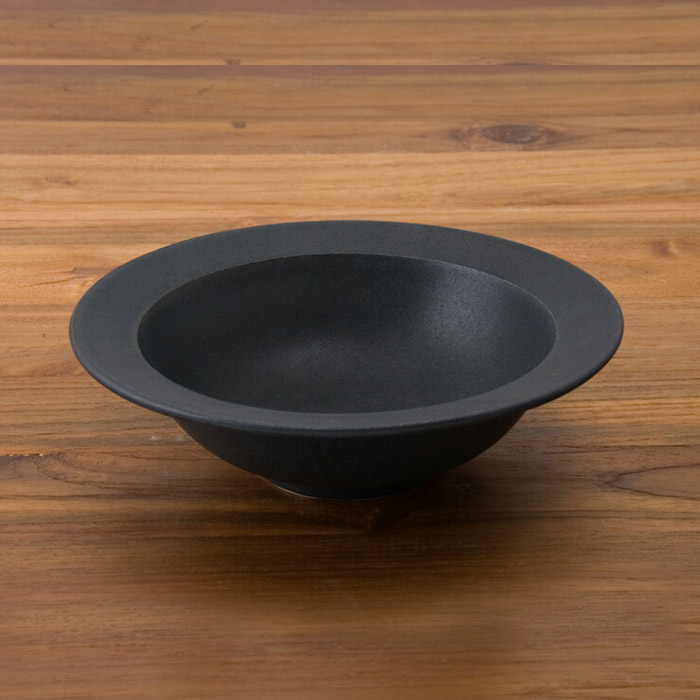 SAKUZAN　Sara　ボウル　17.5cm　7”　ブラック