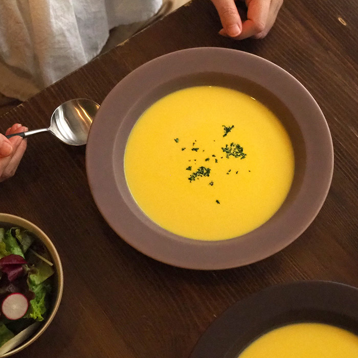 【送料無料】SAKUZAN　Sara　ボウル　21cm　9”　ブラウン　