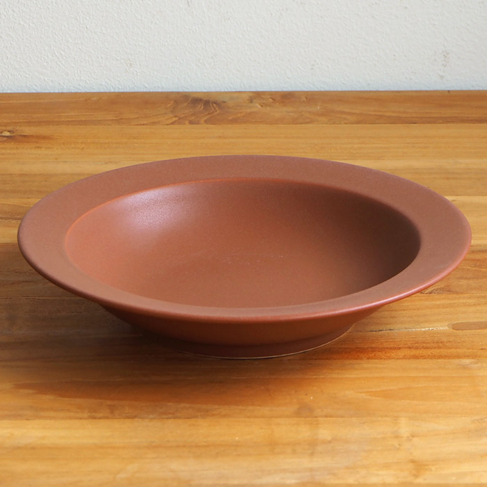 【プロキッチン別注】SAKUZAN　Sara　ボウル　21cm　9”　キャラメルブラウン　　