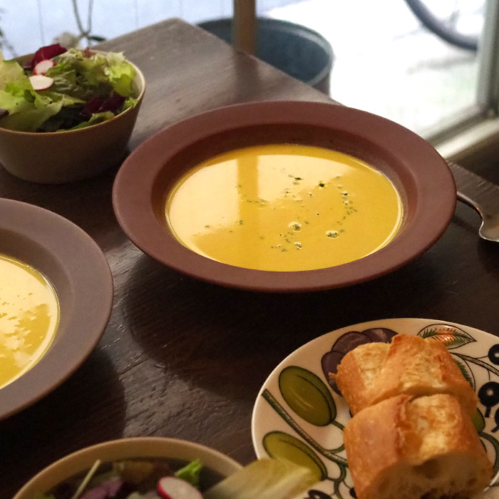 【プロキッチン別注】SAKUZAN　Sara　ボウル　21cm　9”　キャラメルブラウン　　