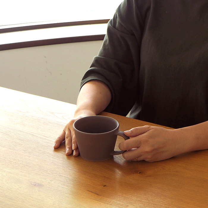 【送料無料】SAKUZAN　Sara　コーヒーカップ　ブラウン　