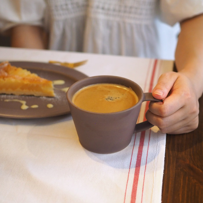 【送料無料】SAKUZAN　Sara　コーヒーカップ　ブラウン　