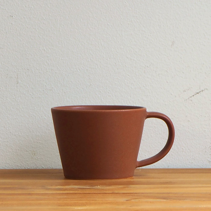 【プロキッチン別注】SAKUZAN　Sara　コーヒーカップ　キャラメルブラウン　