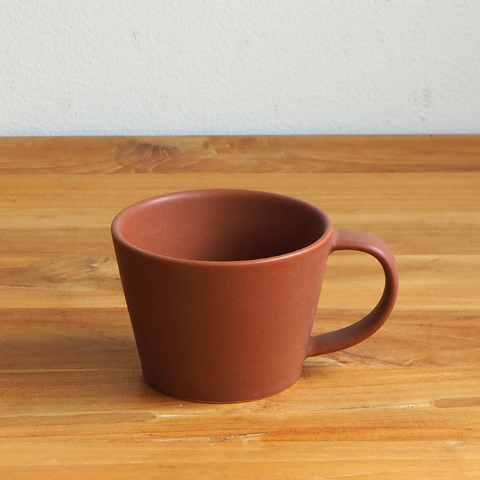 【プロキッチン別注】SAKUZAN　Sara　コーヒーカップ　キャラメルブラウン　