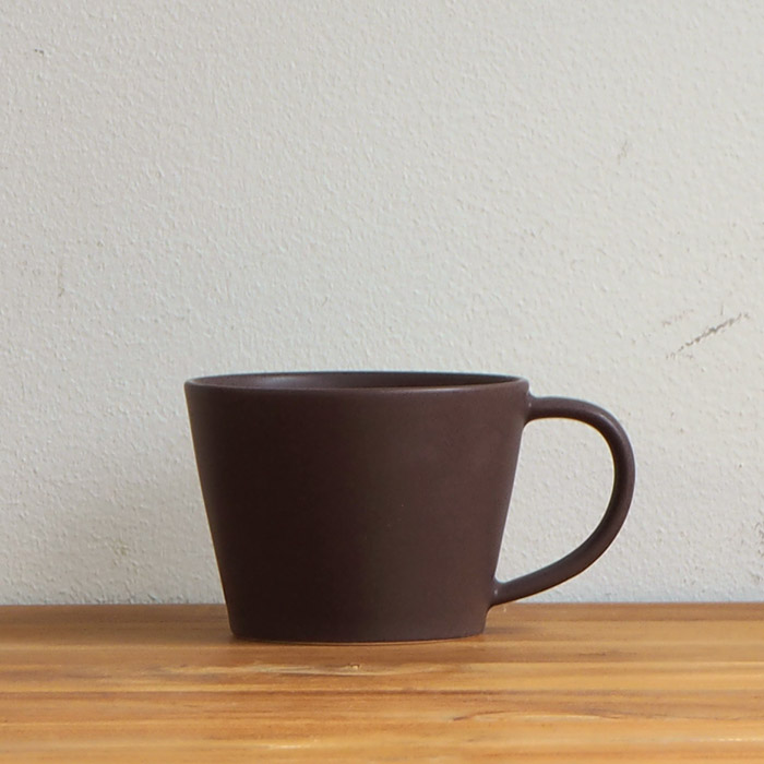 【プロキッチン別注】SAKUZAN　Sara　コーヒーカップ　チョコレートブラウン　　