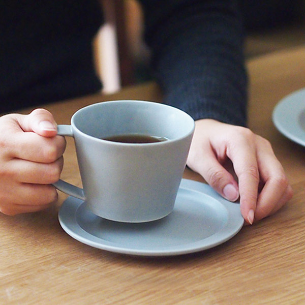 SAKUZAN　Sara　コーヒーカップ　グレー