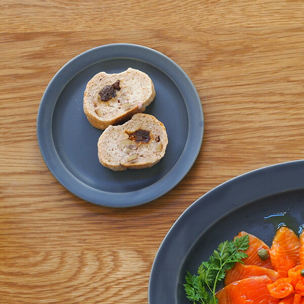 【プロキッチン別注】SAKUZAN　Sara　プレート　14cm　ディムグレー