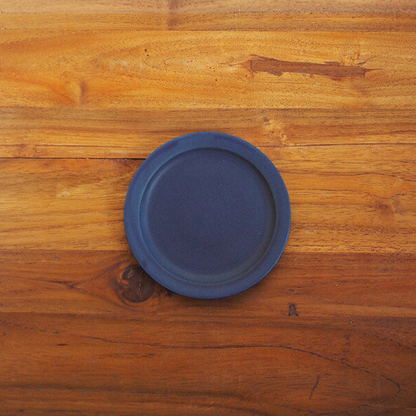 【プロキッチン別注】SAKUZAN　Sara　プレート　14cm　ネイビーブルー　