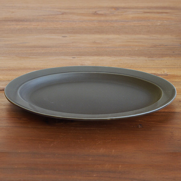 【プロキッチン別注】SAKUZAN　Sara　オーバル　L　ディムグレー　