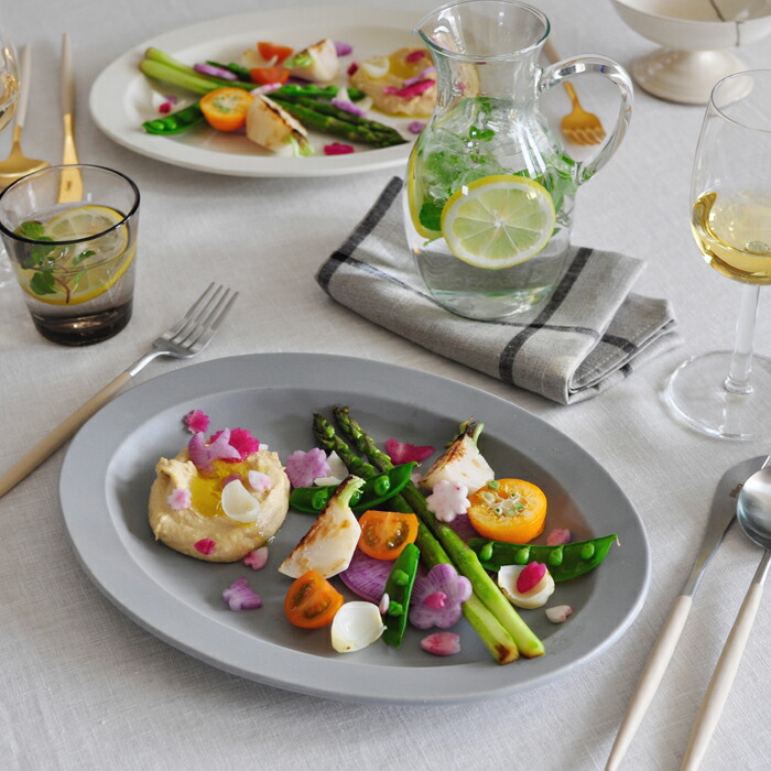 SAKUZAN　Sara　オーバル　L　グレー